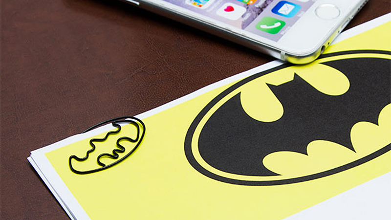 Illustration for article titled You'll Probably Buy These Justice League Paper Clips For Just the Batman Ones